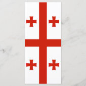 Georgische vlag menu (Achterkant)
