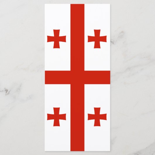 Georgische vlag menu (Voorkant)