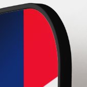 Georgische vlag op Pickleball Paddle (Links Detail)