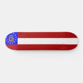 Georgische vlag persoonlijk skateboard (Horizontaal)