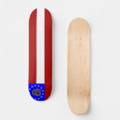 Georgische vlag persoonlijk skateboard (Voorkant)