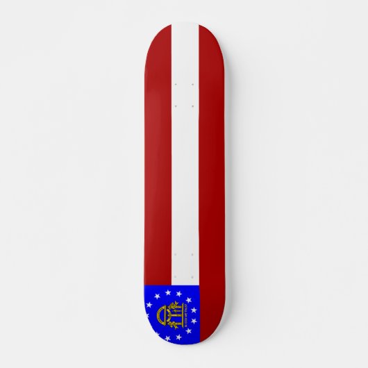 Georgische vlag persoonlijk skateboard (Voorkant)