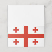 Georgische vlag plaatskaartje (Buitenkant ongevouwen)