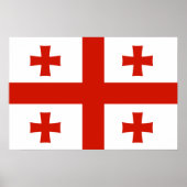 Georgische vlag poster (Voorkant)
