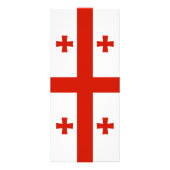 Georgische vlag reclamekaart (Achterkant)