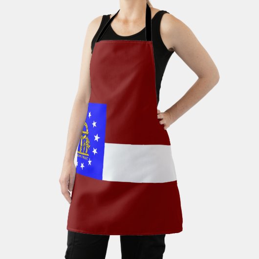 Georgische vlag schort (Insitu)