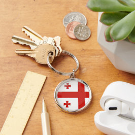 Georgische vlag sleutelhanger