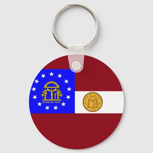 Georgische vlag sleutelhanger (Voorkant)