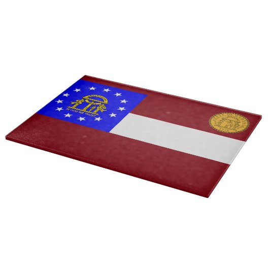 Georgische vlag snijplank (Hoek)