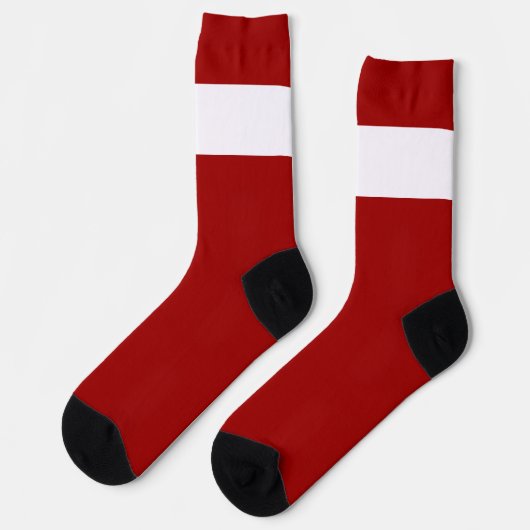 Georgische vlag sokken (Links)