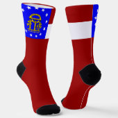 Georgische vlag sokken (Gebogen)