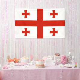 Georgische vlag spandoek