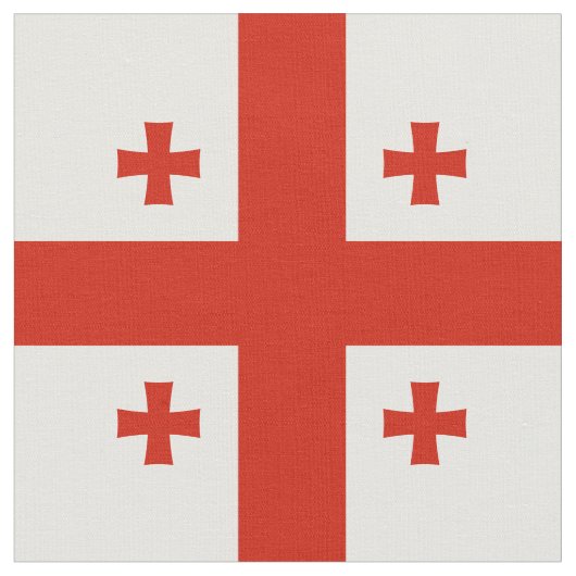 Georgische vlag stof (Close Up)