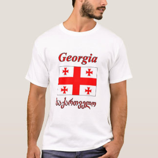 Georgische vlag t-shirt