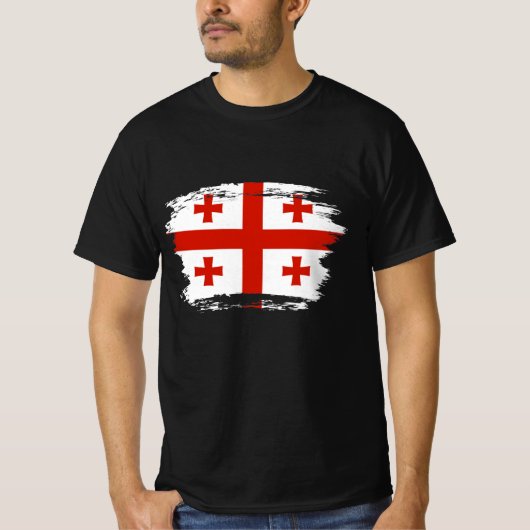 Georgische vlag t-shirt (Voorkant)