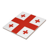 Georgische vlag tegeltje (Zijkant)