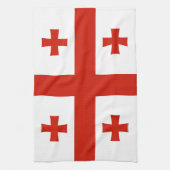 Georgische vlag theedoek (Verticaal)