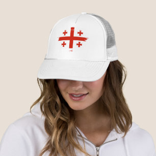 Georgische vlag trucker pet