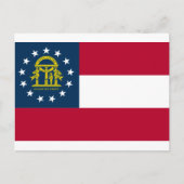 Georgische vlag, vlag van Georgië Briefkaart (Voorkant)