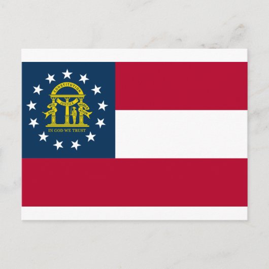 Georgische vlag, vlag van Georgië Briefkaart (Voorkant)