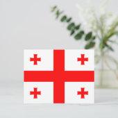 Georgische vlag, vlag van Georgië Briefkaart (Staand voorkant)