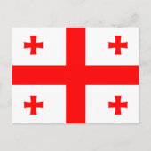 Georgische vlag, vlag van Georgië Briefkaart (Voorkant)
