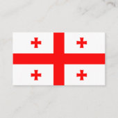 Georgische vlag, vlag van Georgië Visitekaartje (Voorkant)