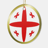 Georgische vlagornament keramisch ornament (Links)