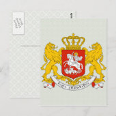 Georgische wapenstilstand briefkaart (Voorkant / Achterkant)