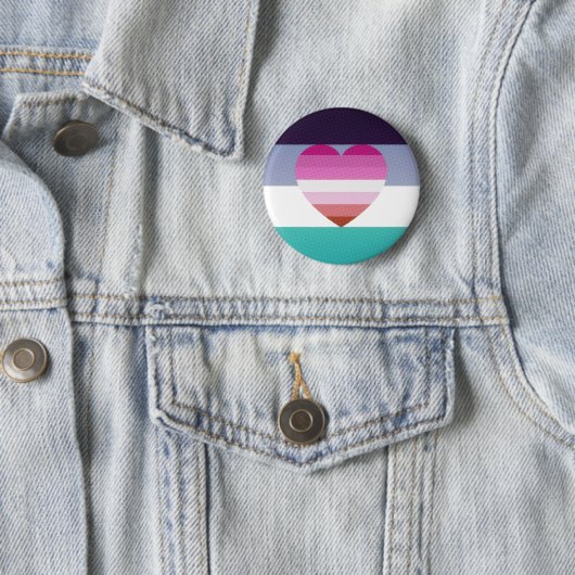 georiënteerde aroace lesbian pride button (In situ)