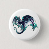 Georiënteerde AroAce Pride Dragon Ronde Button 3,2 Cm (Voorkant)