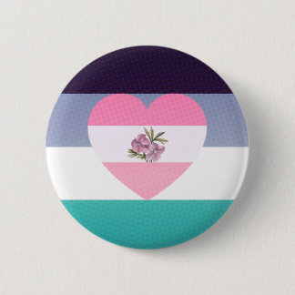 georiënteerde aroace wlw pride-knop ronde button 5,7 cm