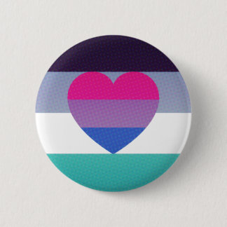 georiënteerde biaroace pride-toets ronde button 5,7 cm
