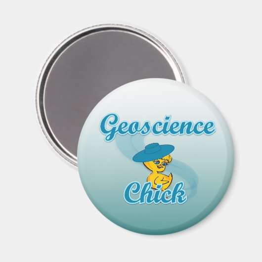 Geoscience Chick #3 Magneet (Voorkant / Achterkant)