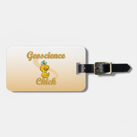 Geoscience Chick Bagagelabel (Voorkant horizontaal)
