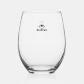 GeoSmile Drinkware Set Wijnglas Zonder Voet (Achterkant)
