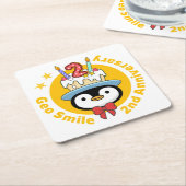 GeoSmile Paper-Onderzetter Kartonnen Onderzetters (Schuin)