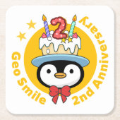 GeoSmile Paper-Onderzetter Kartonnen Onderzetters (Voorkant)