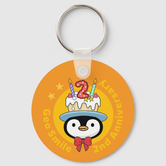 GeoSmile Sleutelhanger (Achterkant)