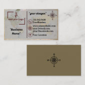 geospatiaal/landmeter-Visitekaartje Visitekaartje (Voorkant / Achterkant)