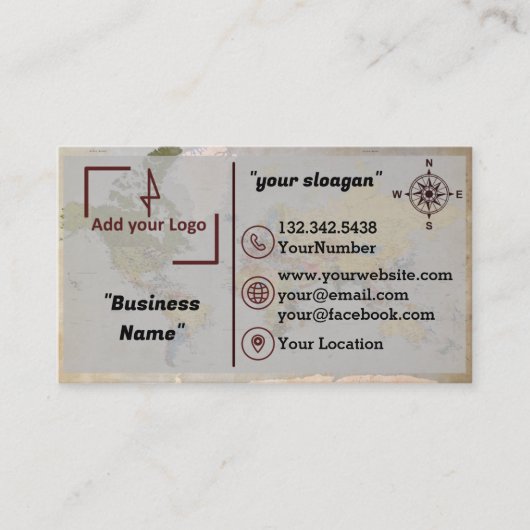 geospatiaal/landmeter-Visitekaartje Visitekaartje (Voorkant)