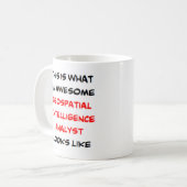 geospatial intelligence analyst, awesome koffiemok (Voorkant links)