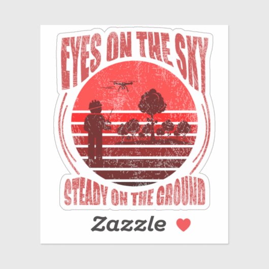 Geospatial/Surveyor Drone Pilot Sticker (Vel)