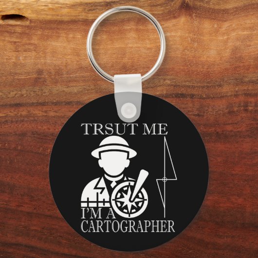 Geospatial/Surveyor-toetsen Sleutelhanger (Voorkant)