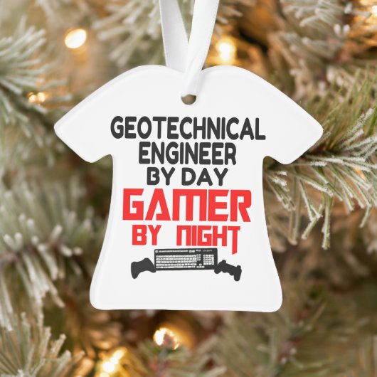 Geotechnisch ingenieur door Day Gamer by Night Ornament (Boom)