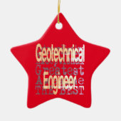 Geotechnisch ingenieur Extraordinaire Keramisch Ornament (Voorkant)