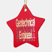 Geotechnisch ingenieur Extraordinaire Keramisch Ornament (Links)