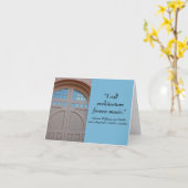 Geothe Quote Architecture Degree Kaart (Gele Bloem)