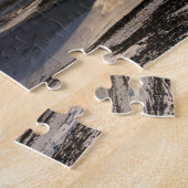 Geothermisch winterlandschap legpuzzel (Zijkant)
