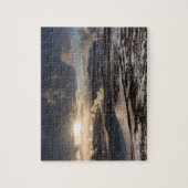 Geothermisch winterlandschap legpuzzel (Verticaal)